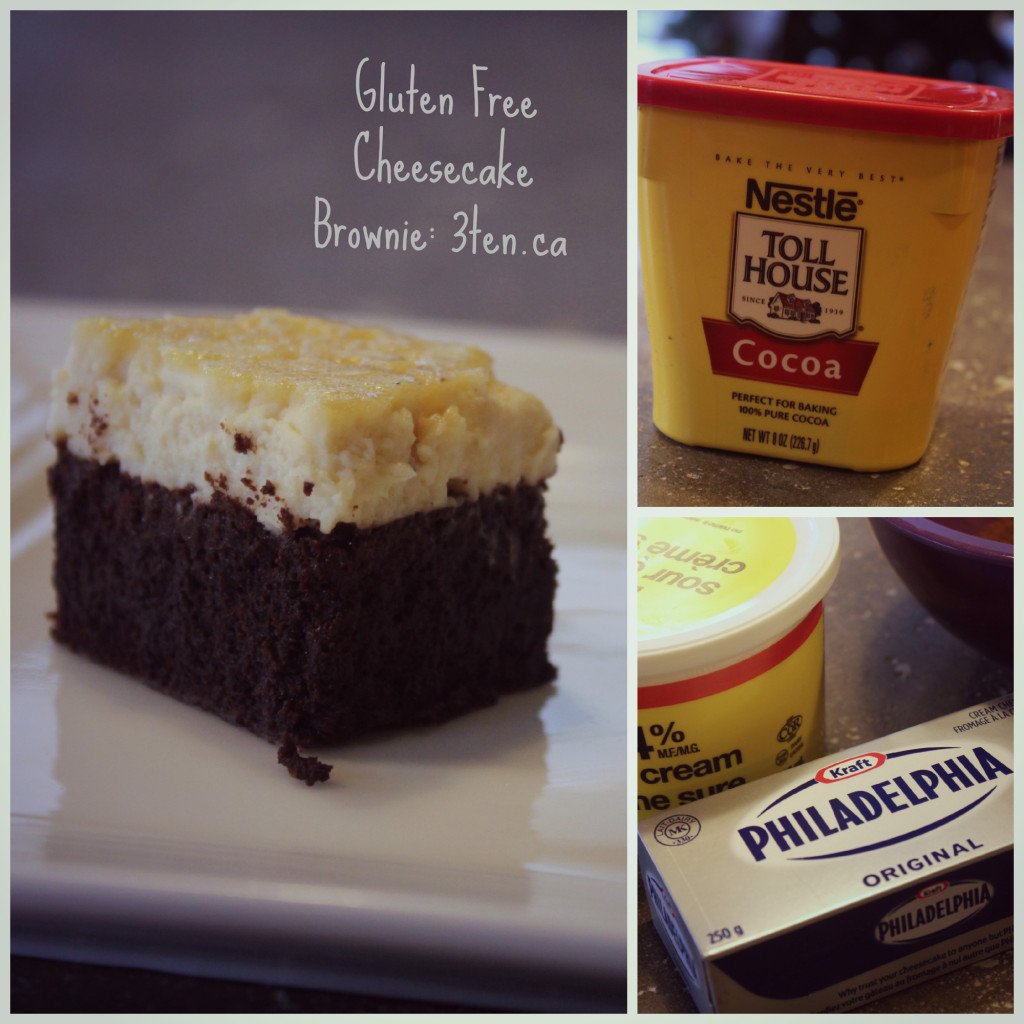 Gluten Free Cheesecake Brownie: 3ten.ca